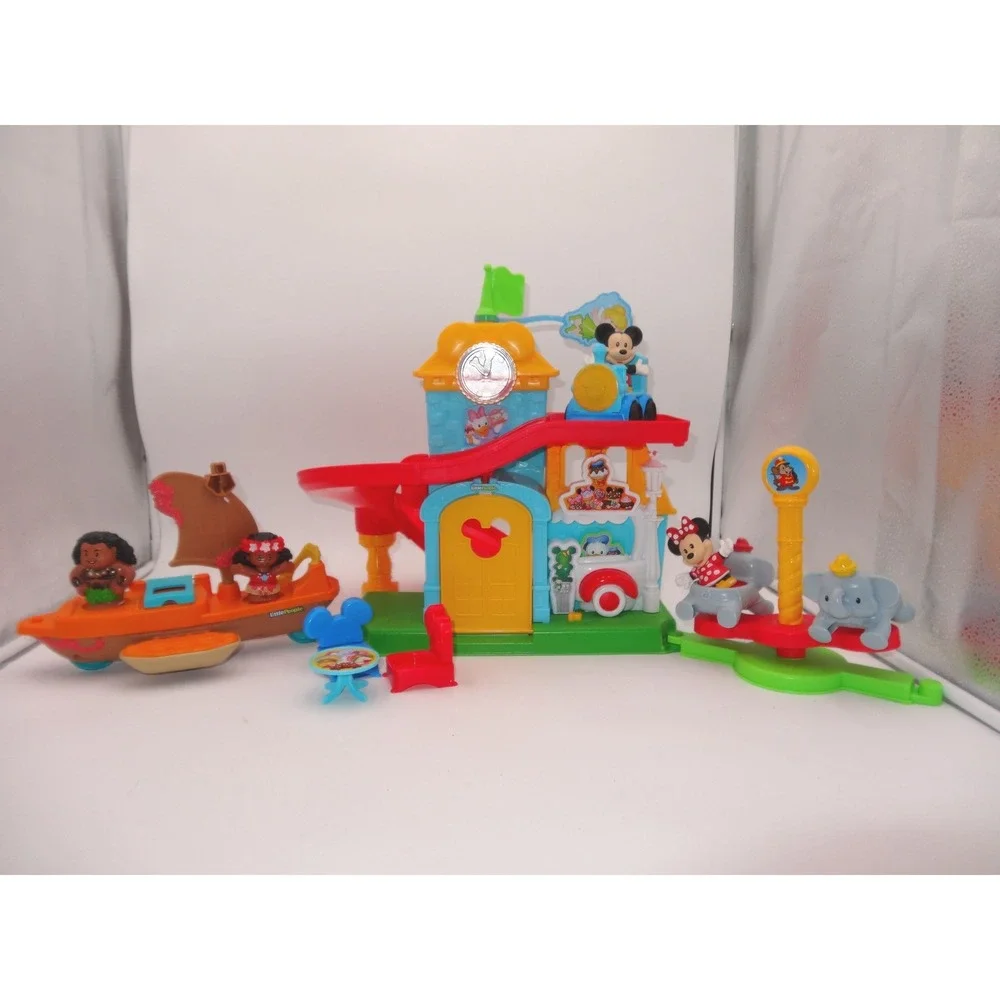 Fisher Price Little People Magical Day At Disney Playset Musical Mickey Moana